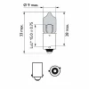 SET 2 BECURI 12V H6W BAX9S (blister) WHITE VISION ULTRA PHILIPS