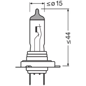 SET 2 BECURI 12V H7 55 W NIGHT BREAKER +220% OSRAM