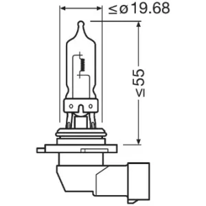 SET 2 BECURI 12V HB3 60 W COOL BLUE INTENSE NextGen OSRAM
