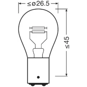 SET 2 BECURI 12V P21/4W ORIGINAL BLISTER OSRAM