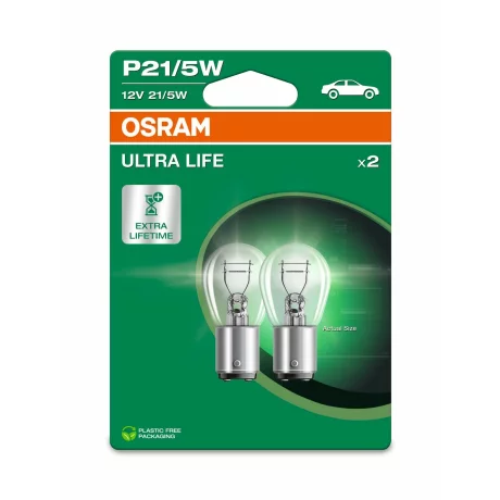 SET 2 BECURI 12V P21/5W ULTRA LIFE BLISTER OSRAM