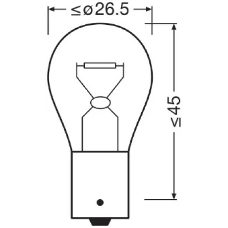 SET 2 BECURI 12V PY21W ULTRA LIFE BLISTER OSRAM