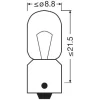 SET 2 BECURI 12V T4W ORIGINAL BLISTER OSRAM