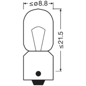 SET 2 BECURI 12V T4W ORIGINAL BLISTER OSRAM