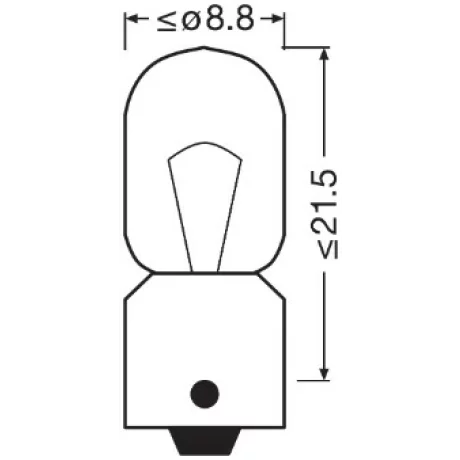 SET 2 BECURI 12V T4W ORIGINAL BLISTER OSRAM