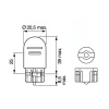 SET 2 BECURI 12V W21/5W 21W PURE LIGHT BOSCH