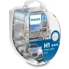 SET 2 BECURI FAR H1/W5W P14.5S 55W 12V WHITE VISION ULTRA PHILIPS