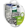 SET 2 BECURI FAR H4 60/55W 12V LONGER LIFE ECOVISION PHILIPS