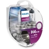 SET 2 BECURI FAR H4 P43t 60/55W 12V VISION PLUS PHILIPS