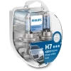 SET 2 BECURI FAR H7/W5W PX26D 55W 12V WHITE VISION ULTRA PHILIPS