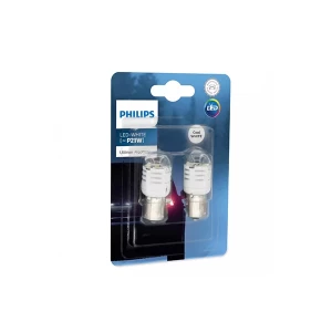 SET 2 BECURI LED EXTERIOR 12V P21 WHITE BA15S ULTINON PRO3000 SI PHILIPS
