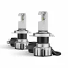 SET 2 BECURI NIGHT BREAKER LED SMART H4 +330% CUTIE OMOLOGARE RAR