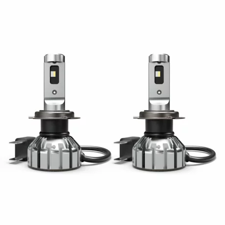 SET 2 BECURI NIGHT BREAKER LED SMART H7 +330% BLISTER OMOLOGARE RAR