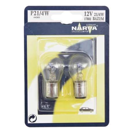 SET 2 BECURI P21/4W 12V BLISTER NARVA