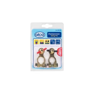 SET 2 BORNE BATERIE ROSU SI NEGRU