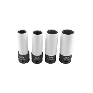 SET 4 TUBULARE DE IMPACT PENTRU JANTE DIN ALIAJ 1/2` JBM