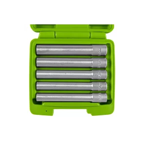 SET 5BUC CHEI TUBULARE HEXAGONALE LUNGI 120MM 3/8` JBM