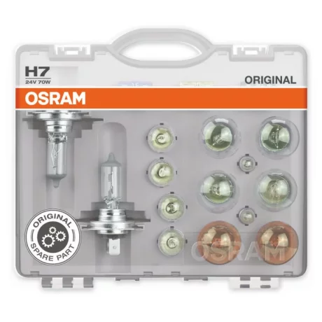 SET BECURI AUTO DE REZERVA CAMION 24V H7 OSRAM