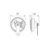 SET CLAXOANE ELECTROMAGNETICE 12V 5A+5A TON INALT SI JOS