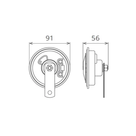 SET CLAXOANE ELECTROMAGNETICE 12V 5A+5A TON INALT SI JOS