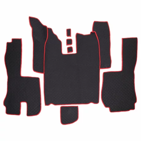 SET COVORASE PIELE ECOLOGICA TRUCK UMBRELLA PENTRU SCANIA SERIA R 2005-2013 MANUAL. NEGRU
