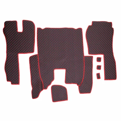 SET COVORASE PIELE ECOLOGICA TRUCK UMBRELLA PENTRU SCANIA SERIA R 2005-2013 MANUAL. NEGRU