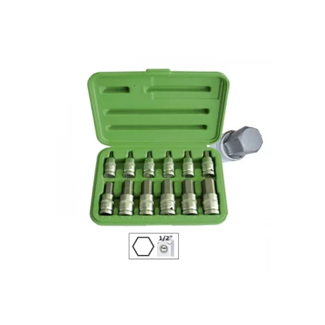 SET DE 12 PIESE 1/2` IMBUSURI HEX. JBM