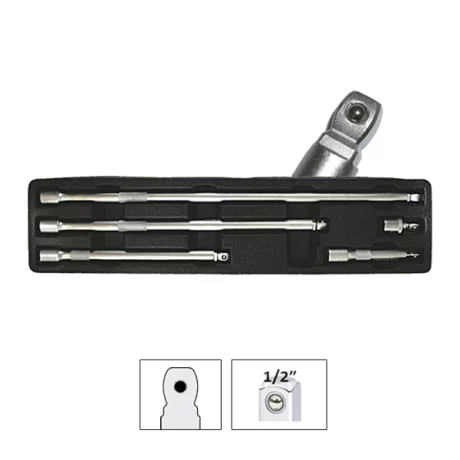 SET DE PRELUNGITOARE 1/2` CU CAP SEMIROTUND JBM
