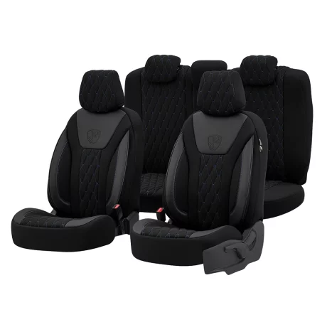 SET HUSE SCAUN BRONCO ALBASTRU