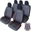 SET HUSE SCAUN EXCLUSIVE LEATHER ATLAS NEGRU UMB-R