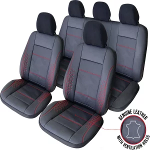 SET HUSE SCAUN EXCLUSIVE LEATHER ATLAS NEGRU UMB-R
