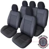 SET HUSE SCAUN EXCLUSIVE LEATHER ATLAS NEGRU UMB-W