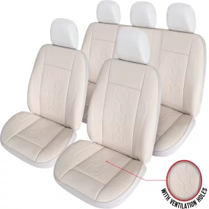 SET HUSE SCAUN EXCLUSIVE LEATHER KING BEJ