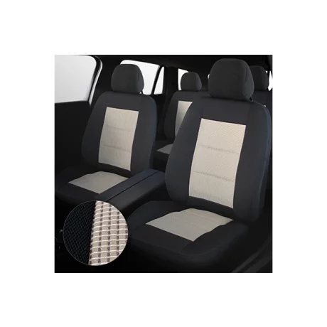 SET HUSE SCAUN PREMIUM LUX NEGRU-BEJ UMB3