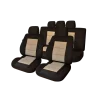 SET HUSE SCAUN PREMIUM LUX NEGRU-BEJ UMB3