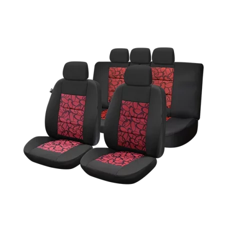 SET HUSE SCAUN PREMIUM LUX - ROSU