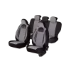 SET HUSE SCAUN RACING GRI - NEGRU