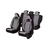 SET HUSE SCAUN RACING GRI - NEGRU