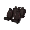 SET HUSE SCAUN RACING NEGRU