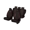 SET HUSE SCAUN RACING NEGRU