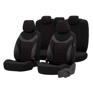 SET HUSE SCAUN SAPPHIRE ROSU