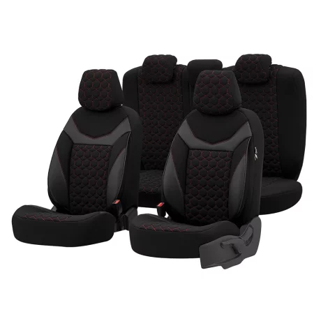 SET HUSE SCAUN SAPPHIRE ROSU