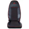 SET HUSE SCAUN TRUCK UMBRELLA PENTRU SCANIA SERIA R 2006-2020 PIELE ECOLOGICA NEAGRA + VELVET NEGRU