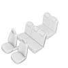 SET HUSE SCAUN UMBRELLA PENTRU DACIA LODGY 7 LOCURI 2012- (BANCHETA FRACTIONATA) TIP 1 CU TETIERE SPATE IN FORMA DE L