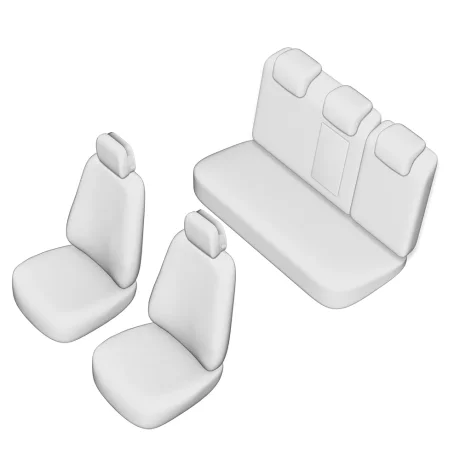 SET HUSE SCAUN UMBRELLA PENTRU HYUNDAI IX35 2009-2015 (BANCHETA FRACTIONATA) CU TETIERE SPATE IN FORMA DE L