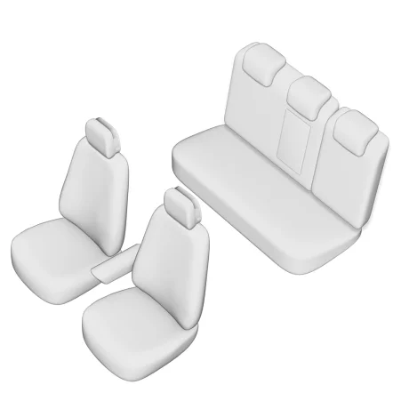 SET HUSE SCAUN UMBRELLA PENTRU KIA SPORTAGE 2010-2015 (BANCHETA FRACTIONATA) CU TETIERE SPATE IN FORMA DE L