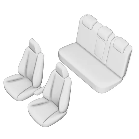 SET HUSE SCAUN UMBRELLA PENTRU SEAT ATECA 2016- (BANCHETA FRACTIONATA)