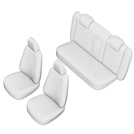 SET HUSE SCAUN UMBRELLA PENTRU SKODA OCTAVIA II FACELIFT 2010-2012 (BANCHETA FRACTIONATA) TIP 2 CU TETIERE SPATE IN FORMA DE L