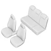 SET HUSE SCAUN UMBRELLA PENTRU VW POLO V 2009-2017 (BANCHETA FRACTIONATA) CU TETIERE SPATE IN FORMA DE L