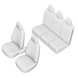 SET HUSE SCAUN UMBRELLA PENTRU VW SHARAN 5 LOCURI 2000-2005 (SCAUNE INDIVIDUALE SPATE)